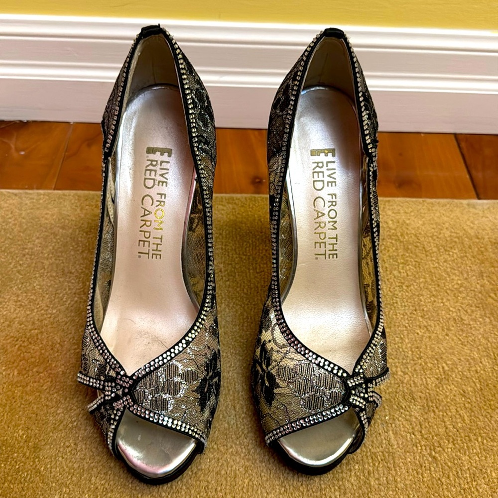 Live from Red Carpet High Heels – Elegant & Glamorous (Size 7.5)